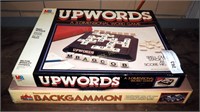 Vintage Upwards & Backgammon Board Game Set