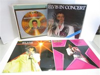 4 ELVIS PRESLEY RECORDS