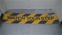 Watch Your Step Floor Decals Sticker