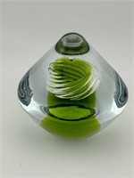 Hand Blown Art Glass Paper Weight