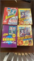 Baseball cards - four box lot - 1991 Donruss