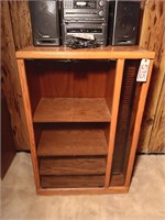 Cabinet For CD's / DVD's / Stereo .  Like New!