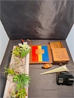 Wood Shelf, Wood Wall Pocket, View Master & Others