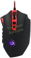 Redragon M901 Gaming Mouse  RGB  19 Buttons  Black