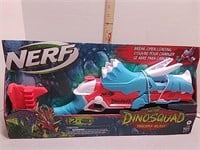 NEW Nerf Dinosquad Tricera Blast Nerf Gun