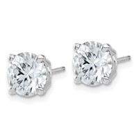 4 CT Eternity™ Moissanite Earrings 14k WG