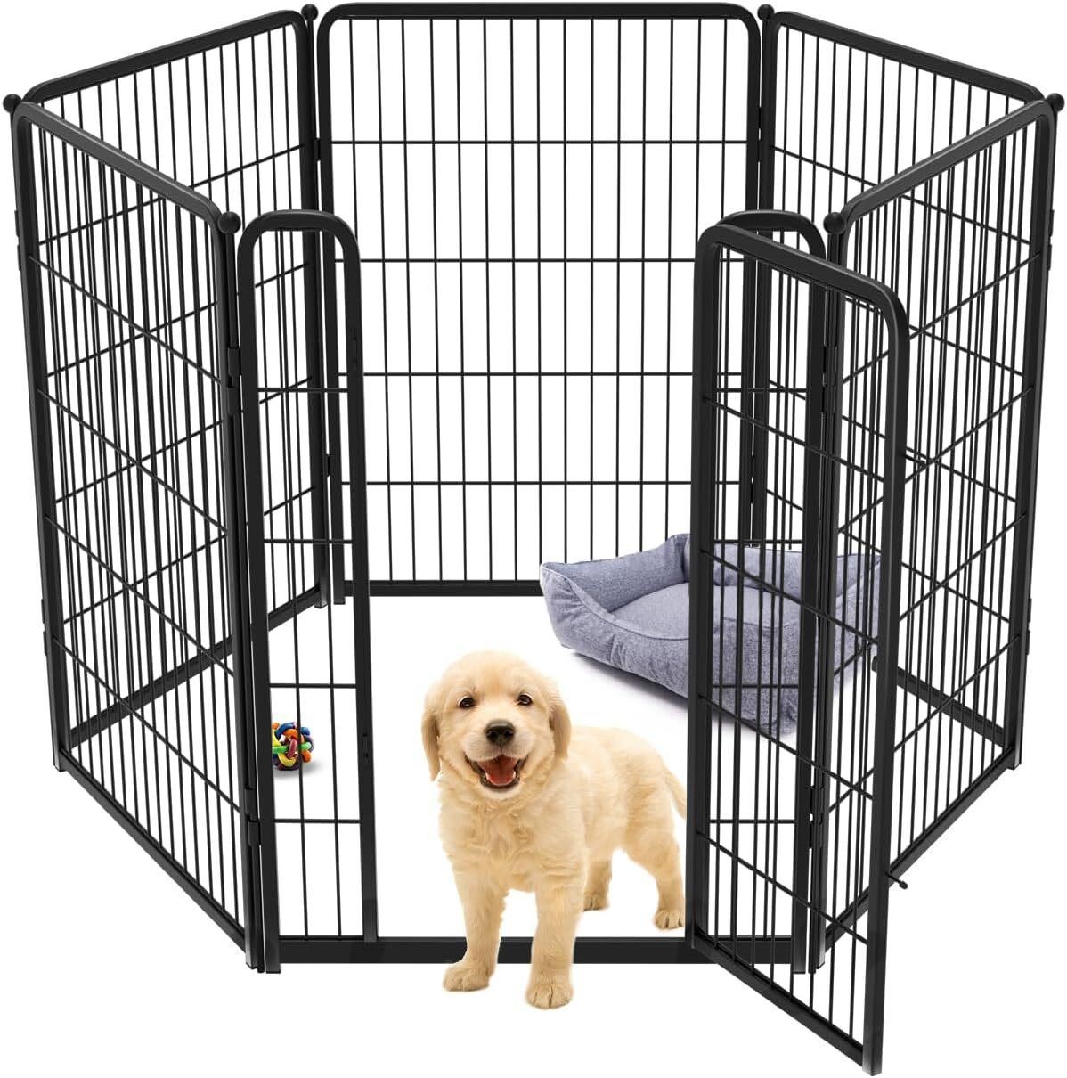 $130  FXW Homeplus Dog Playpen, 40 Height, Black