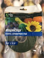 Oyster leaf Vinyl Stretch Tie Rapiclip Style