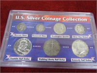 US Silver coinage collection. Coins.