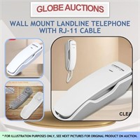 WALL MOUNT LANDLINE TELEPHONE WITH RJ-11 CABLE