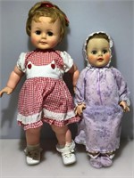 2 vintage baby dolls. Sleepy eye.