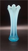 Northwood Opalescent Blue Vase
