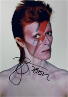 Autograph COA David Bowie Photo