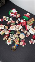 Large group of Christmas magnets