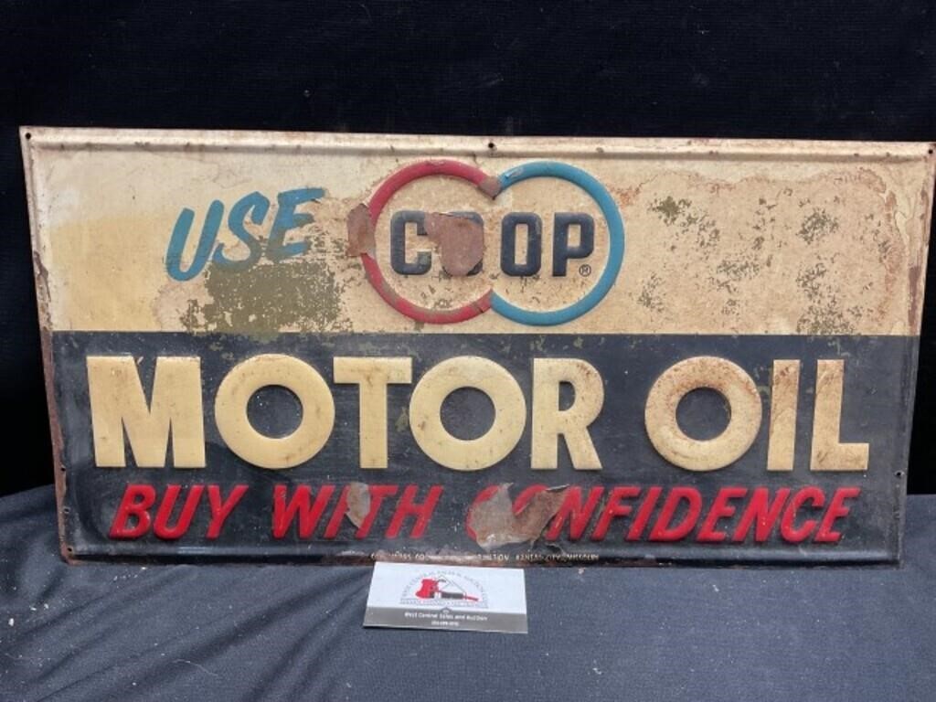 Metal Co Op Sign