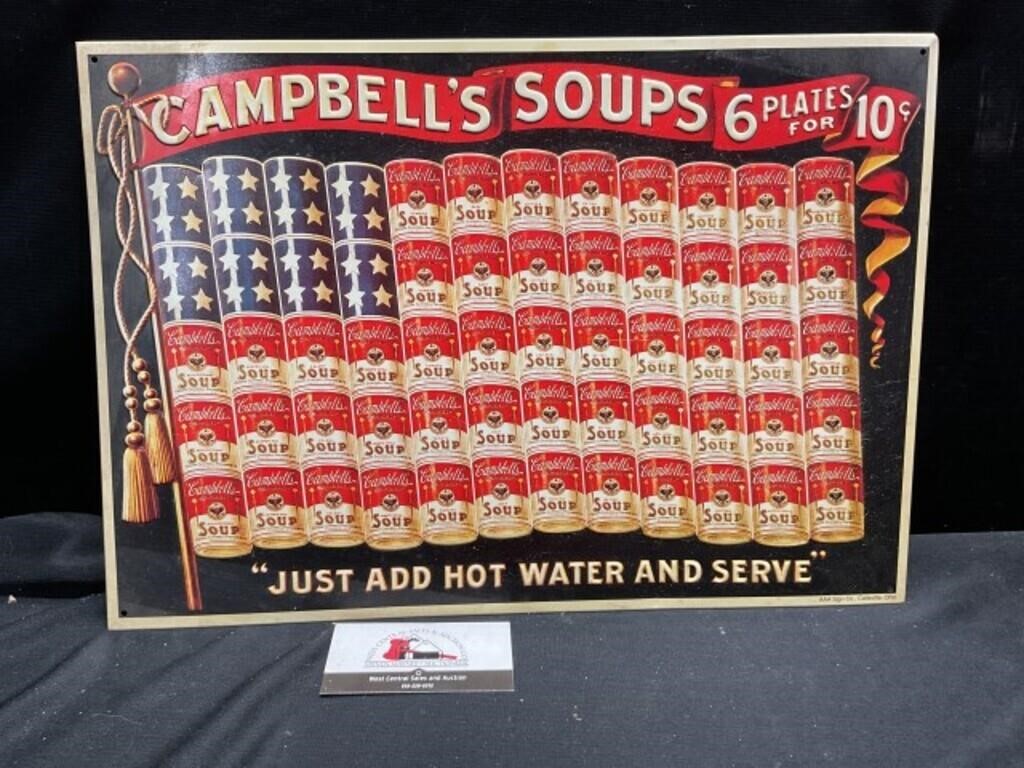 Campbell Soups Metal Sign