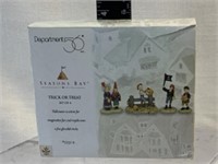 Dept 56 Seasons Bay Trick or Treat Set of 4