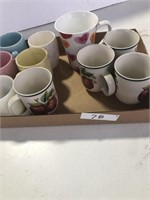 Flat of Misc Coffee Cups