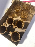 Flat of Japan Coffee Cups, Glasses