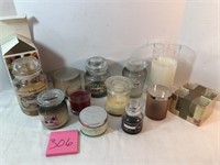 Assorted candles