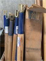 LOT OF 5FT LONG HANDLED TOOLS