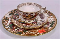 Royal Crown Derby, "Old Amesbury", cup and saucer,