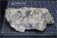 Druzy Quartz, Fluorite & Galena Specimen