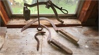 Antique hand scythes