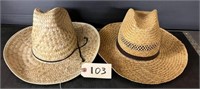 Pair of Straw Hats
