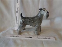 Porcelain Schnauzer Dog Figurine England