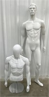 (J) Posable Male Mannequins 73’’ Tall 

Bidding