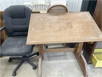 Drafting Table 38x24x33 And Chair
