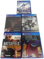 PS4 GAMES - LOT OF 5