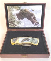 Folding Eagle Knife with Case