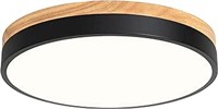 "As Is" Vikaey Modern Wood LED Ceiling Light