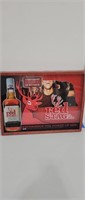 Nebraska Jim Beam Red Stag framed advertising
