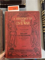 ANTIQUE A HISTORY OF THE CIVIL WAR BOOK W PHOTOS