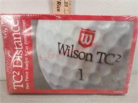 Unopened, Wilson tc2 distance golf balls