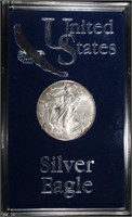 2001 AMERICAN SILVER EAGLE IN SLAB