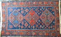 Semi-antique Persian tabriz carpet