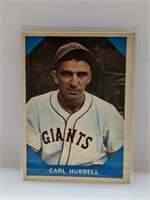 1960 Fleer #4 Carl Hubbell