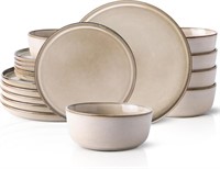 Gbhome Ceramic Dinnerware Sets For 6, 18 Pieces
