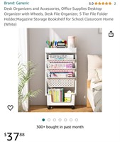 Organizer Cart With Wheels (New)