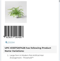 Artificial Plant ( Open Box, New)