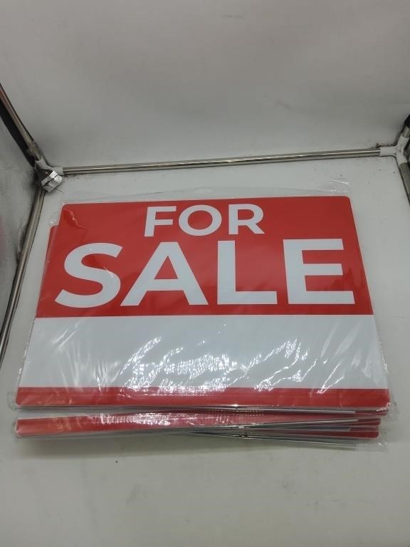 4 for sale signs