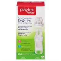 Playtex Baby Drop-Ins Nurser Bottles Liners Clear