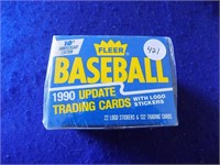 Fleer 1990 Baseball Trading Cards Unopened