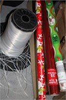 WRAPPING PAPER AND STRING