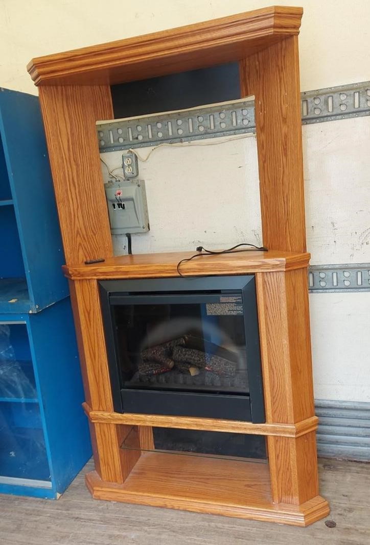 Corner Fireplace Cabinet