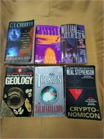 6- Assorted Paperback Books